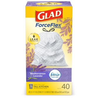  Glad글래드  톨  키친  포스플렉스  쓰레기봉투  49.2L  40개