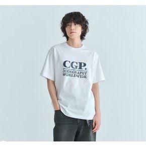 CGP 스퀘어 로고 반소매 티셔츠