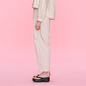 Banded String Pants_L/BEIGE