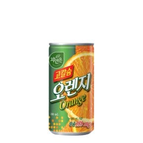 [웅진] 고칼슘오렌지 180ml 30캔