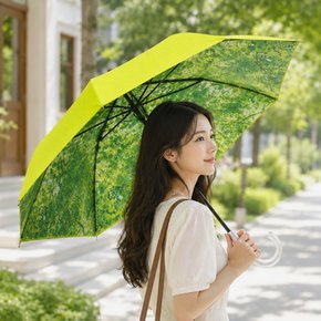 일본우양산 에스타 허니컴 단열 롱 포레스트 폴딩 장우산 2GPL637