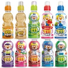  뽀로로 음료수 10종 235ml 24개 밀크맛 사과맛 딸기맛 블루베리맛 샤인머스캣 보리차 누릉지차 뽀로로 제로 어린이 음료수