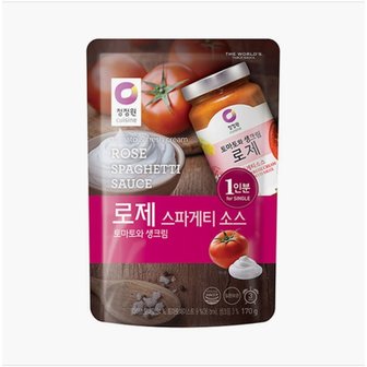 청정원 로제스파게티소스170g