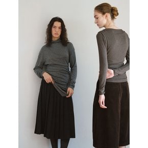 TVW MOCKNECK WOOL TIE TOP_3COLORS