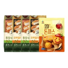 고메 바삭튀겨낸 통등심돈카츠450g x2봉+모짜렐라돈카츠450g x2봉+꼬마돈까스 400g x1봉