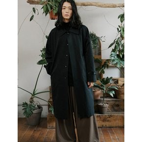 unisex mac coat black