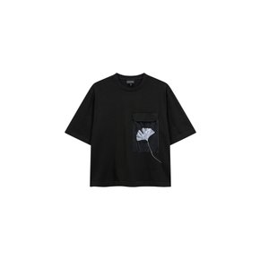 남성 플라워 시스루 포켓 티셔츠(A514126050)