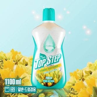 제이큐 섬유유연제 탑스텝 퓨어코튼 1100ml