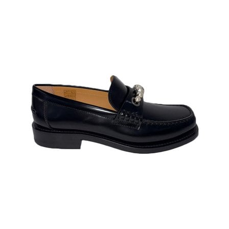 DIOR 25FW 파리 브러쉬드 카프스킨 로퍼 블랙 KDB997ACA 900