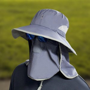 SAPA 싸파 UV 자외선 차단 모자 캡 그레이 낚시 여행 사파리 등산 캠핑