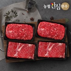 [1/13(월)이후 순차출고][농협안심한우] 1등급 정육 1호 선물세트1.6kg(불고기400g+불고기400g+국거리400g+국거리400g)