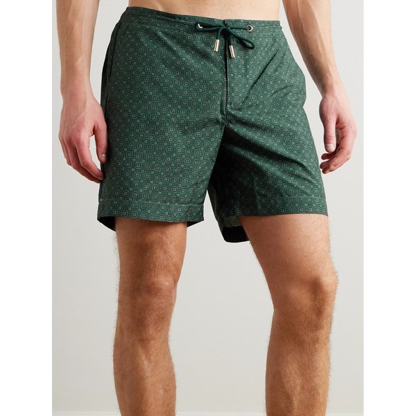 불독 솔리스티스 스트레이트 레그 미드 렝스 프린트 스윔 쇼츠 46376663162938652