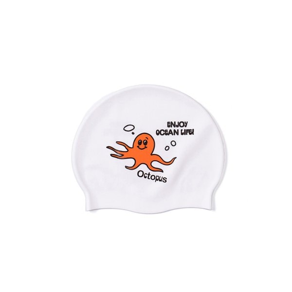 OCTOPUS SWIM CAP (POOL WHITE)
