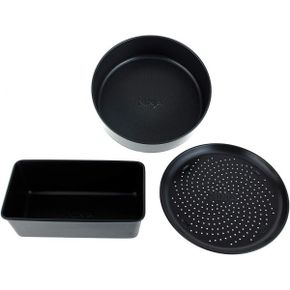 영국 닌자 에어프라이어 Ninja NonStick Loaf Tin Cake Crisper Tray Bakeware Set [4380J300EUU