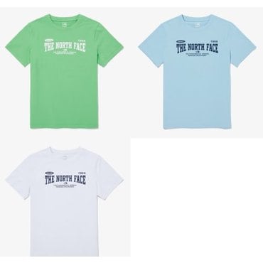 노스페이스키즈 NT7UQ08 키즈 아이스 데이 반팔 라운드티 KS ICE DAY S/S R/TEE