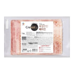 CJ제일제당 크레잇 육질탄탄베이컨1KG