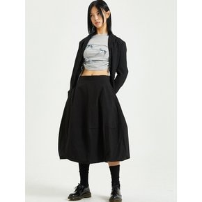 BALLOON SKIRT BLACK