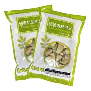 푸드야 냉동 아보카도 다이스 1kg (500g + 500g)