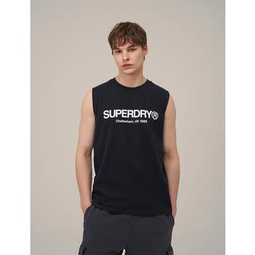 SUPERDRY 슈퍼드라이 코어 로고 슬리브리스 (SDMIVCP60)
