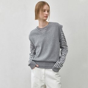 [25 SPRING](택가:69,000원)에센셜 울 피아 니트 베스트(VT-0275)
