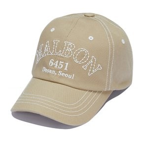 [MALBON 6451] 말본 볼캡 BEIGE M4243PCP90BEI