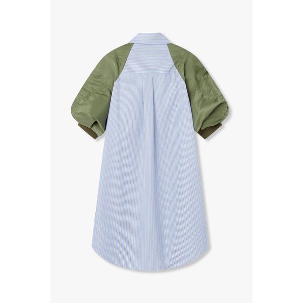 [CLASSICS]여성 코튼 포플린 믹스 나일론 트윌 드레스 6416161102000