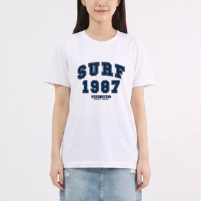 서프1987 라운드 남여공용 반팔C 2컬러
