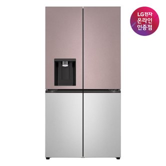 LG [LG전자공식인증점] DIOS 오브제컬렉션 STEM 얼음정수기 냉장고 W825SKV182S (817L)