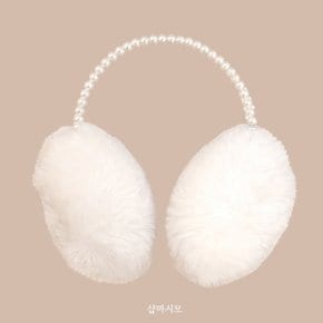 한복 소품 진주 퍼 귀마개