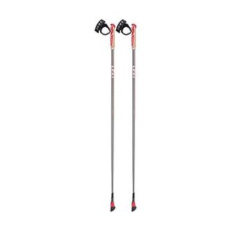 레키 독일 레키 등산스틱 폴 810319 Smart Carat Nordic 워킹 Stick 그레이레드 125 cm