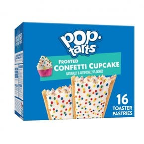 PopTarts  PopTarts  토스터  페이스트리  서리로  덥은  색종이  조각  컵케이크  765g  16개