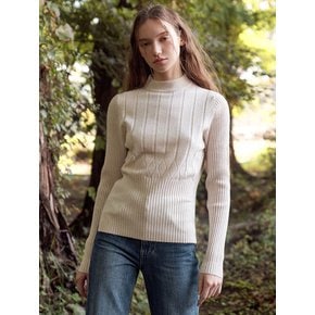 DIA Half-neck Cashmere Blended Knitwear (5colors) VKNIT_038