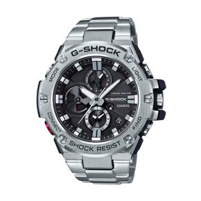 GST-B100D-1A G-STEEL 터프솔라 블루투스 남성 아날로그 메탈 시계