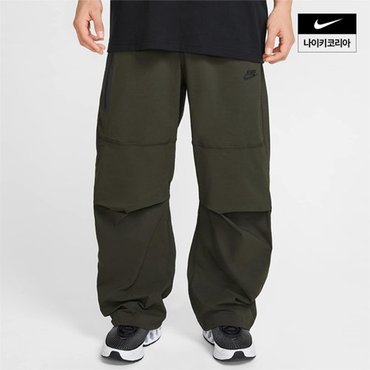 나이키 맨즈 나이키 테크 우븐 오픈 헴 팬츠 HM7159-356