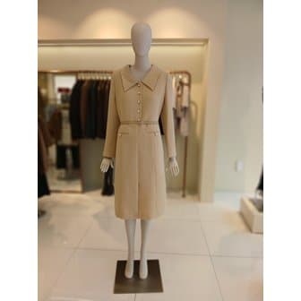 CC콜렉트 [여주점] 씨씨콜렉트 카라넥벨티드트위드원피스E254mse131