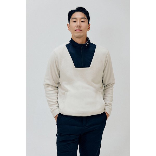 [Men] 요한 플리스 쿼터 집업 셔츠 1515326912000