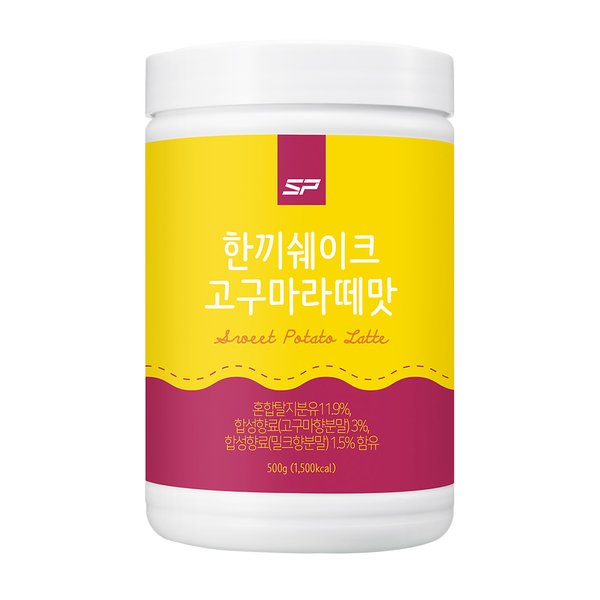 성풍 한끼쉐이크 고구마라떼맛 500g 식사대용쉐이크