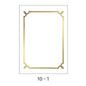 금박 상장용지 A4 100매 돼지꼬리 10-1 백상지