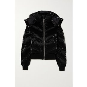 The Niseko Hooded Quilted Down Ski Jacket 블랙