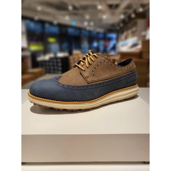 콜한 [파주점] [23FW][OriginalGrand Wing Ox Golf] 브라운 남성 골프화 [WIDTH:W] CHSO3F303MU(2가지)