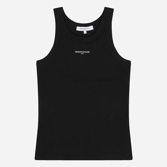 메종키츠네 [시흥점] 6S QW00600KA0033 P199 스몰 체스트 로고 탱크탑 블랙