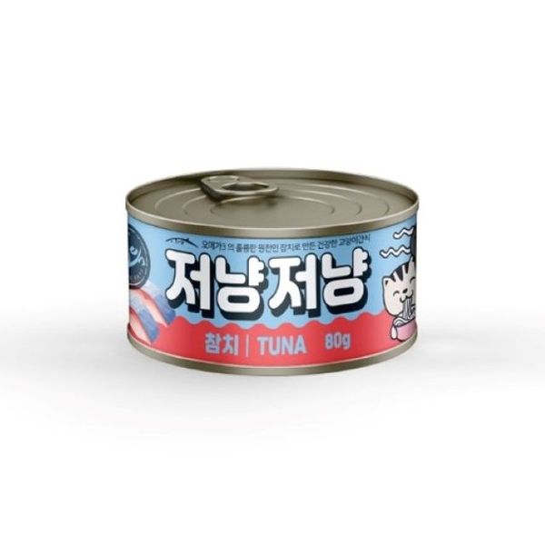 저냥저냥 고양이 캔간식 참치 간식 80g X ( 5매입 )