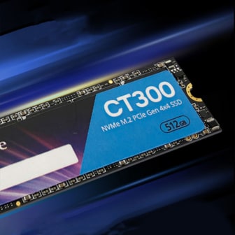  [해외직구]  미홀 CT300 PCIe Gen NVMe 4.0 SSD 1602 4x4 512GB/1TB/2TB / 무료배송