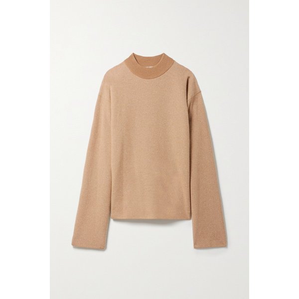 Daverio Cashmere And Silk-blend Sweater 카멜