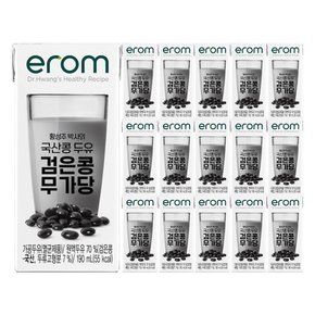 황성주 국산콩 검은콩 무가당 두유 190ml 16팩