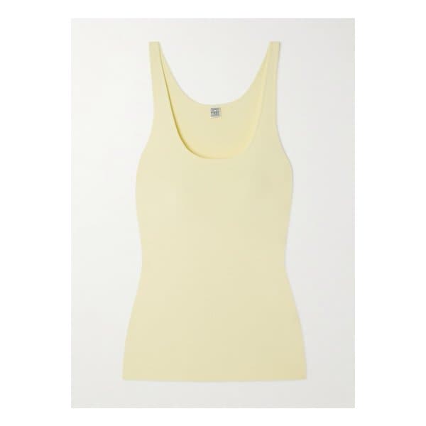 니트 탱크 파스텔 옐로 46376663162854764