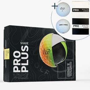 PRO PLUS SHADE YO 4피스 12구 골프공 골프볼 (PRO 2구 증정)