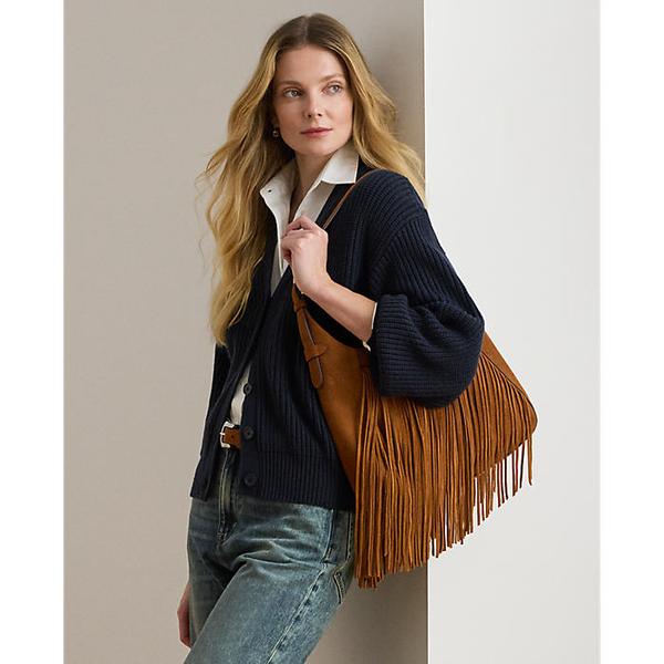 리브 울 블렌드 브이넥 카디건(WMLRSWES6820775410)