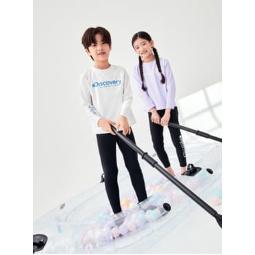 디스커버리키즈 정상가 69000원   빅로고 워터레깅스+모자세트