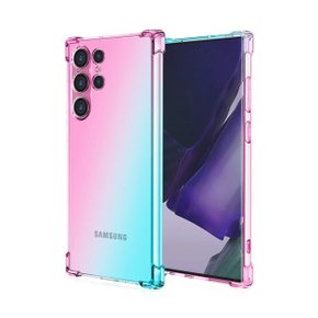 단지몰 갤럭시 A23 LTE 그라데이션 컬러 투명 젤리 핸드폰 케이스 A235